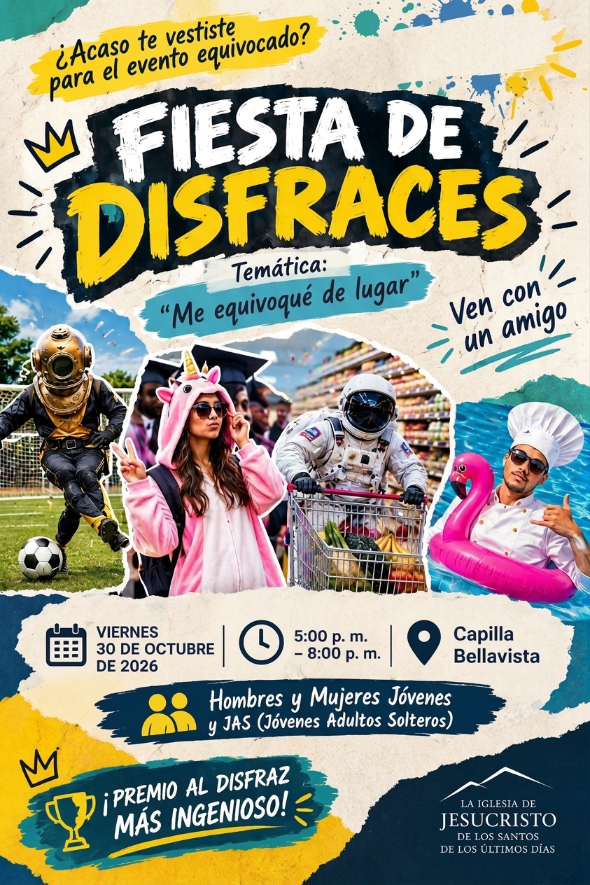 Fiesta de disfraces (Hombres y Mujeres Jovenes)